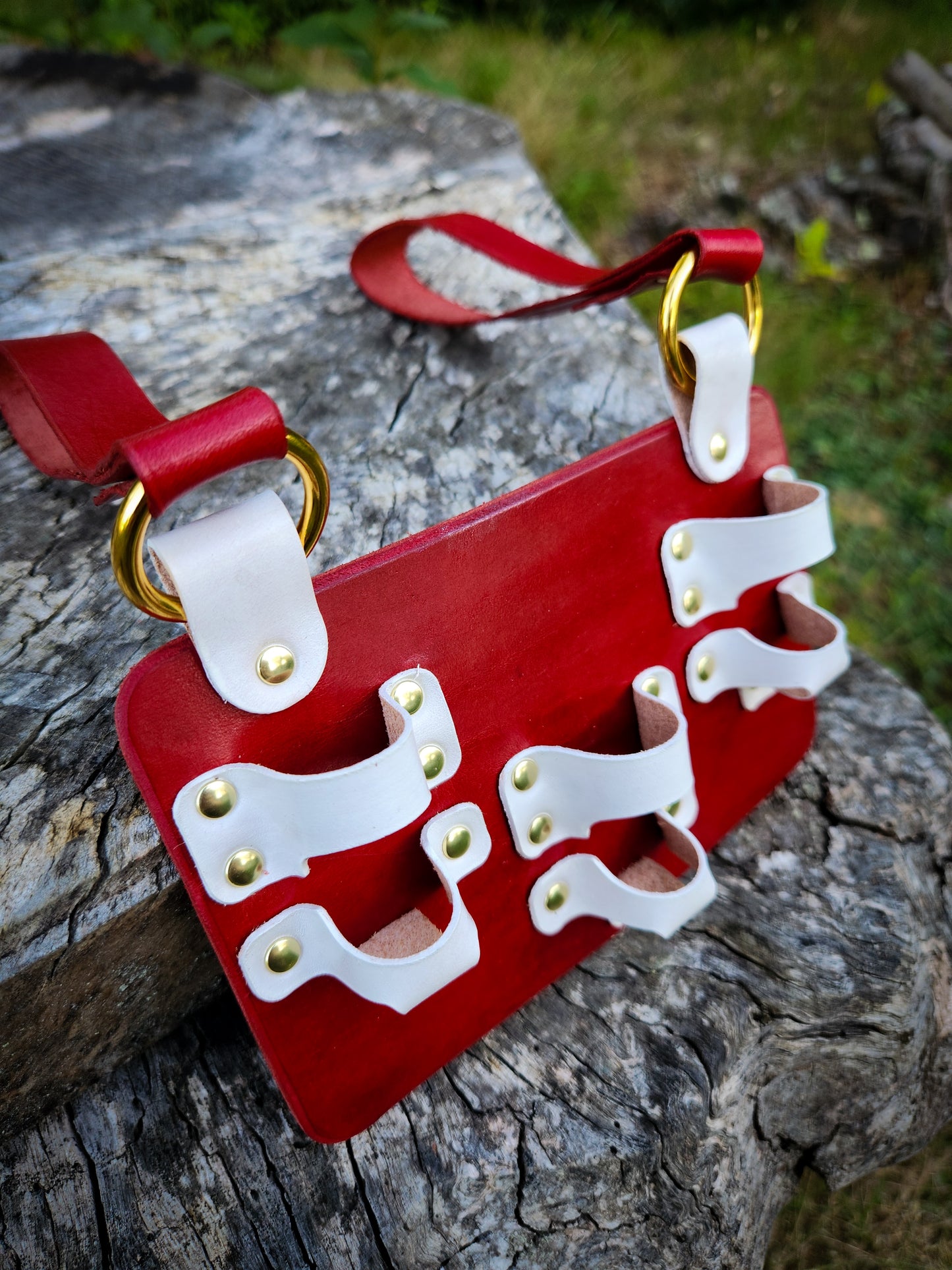 The Sanctum Vials – Handmade Leather Potion Holder