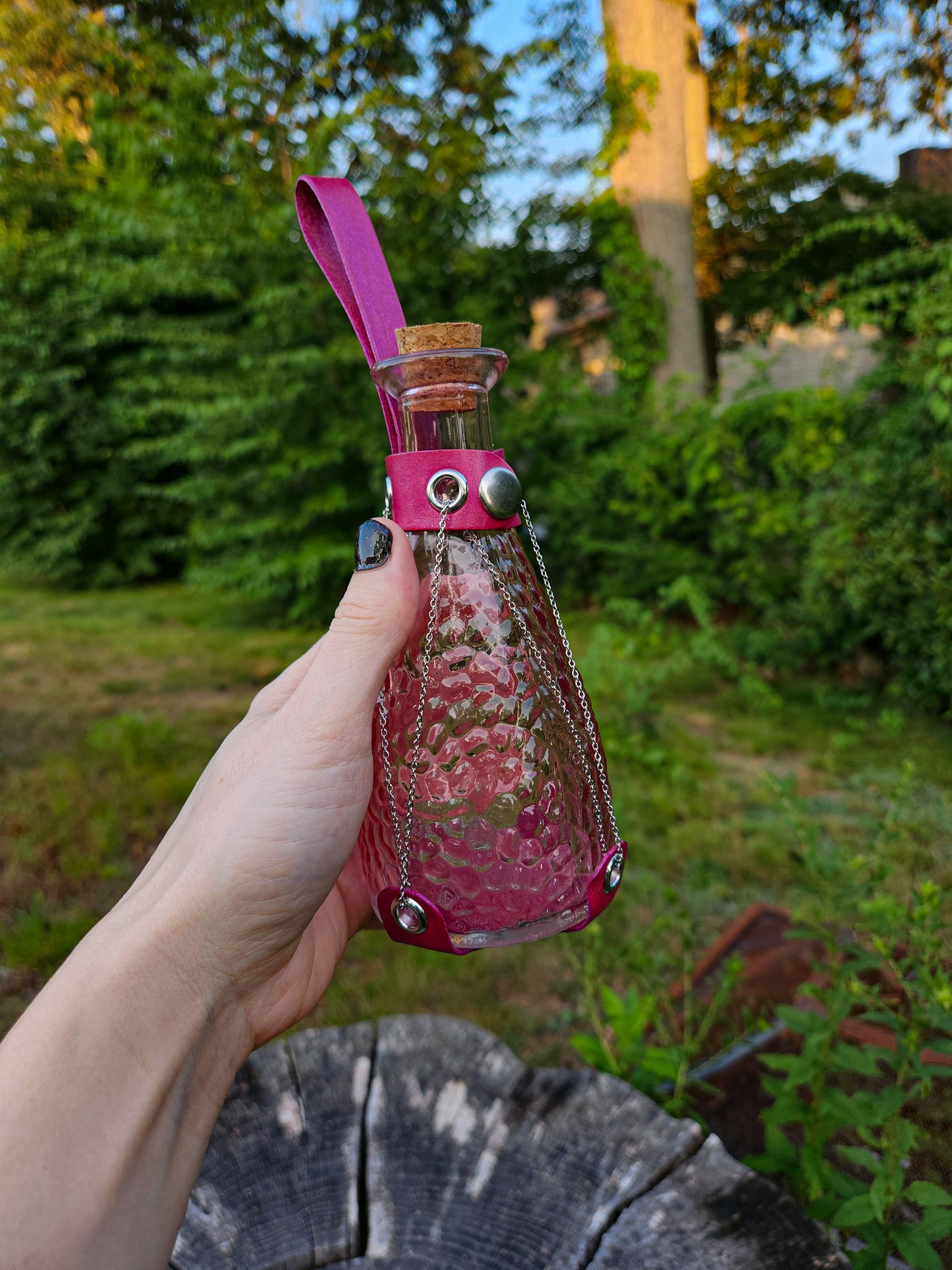 Rosethorn Elixir Vessel – Silver Chain Edition
