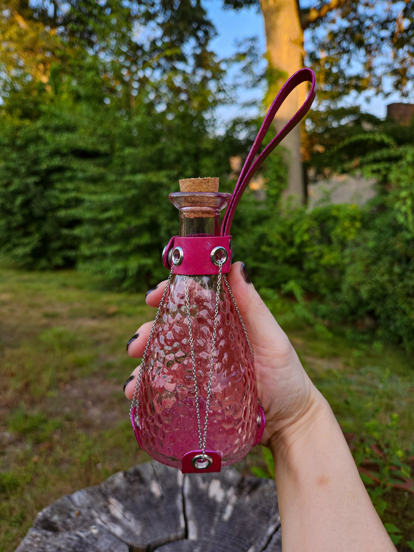Rosethorn Elixir Vessel – Silver Chain Edition