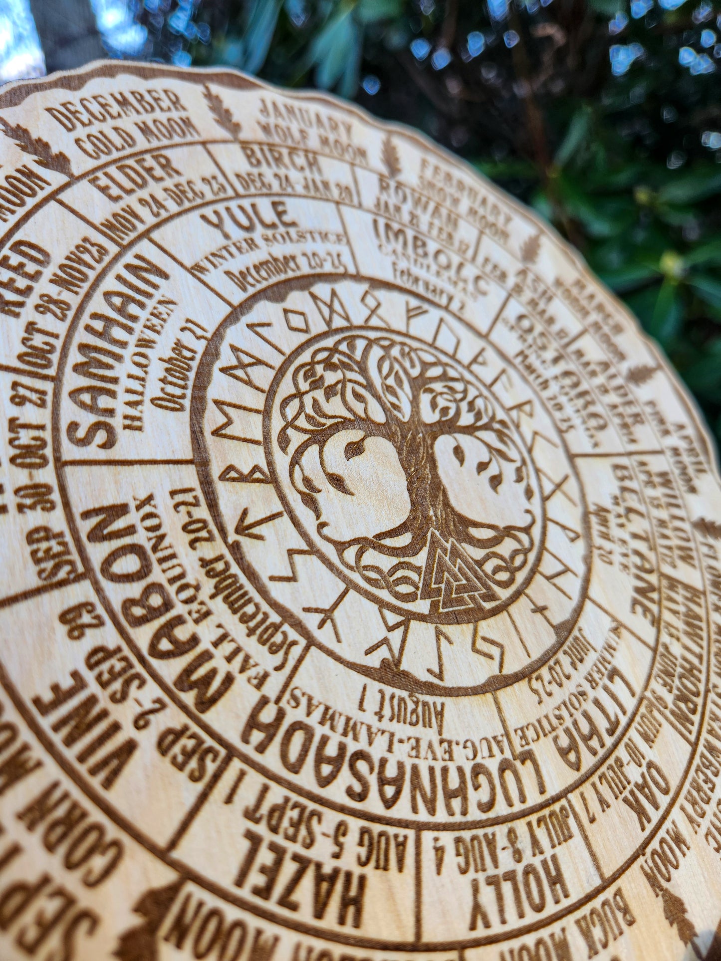 7.5" Wheel of the Year Calendar