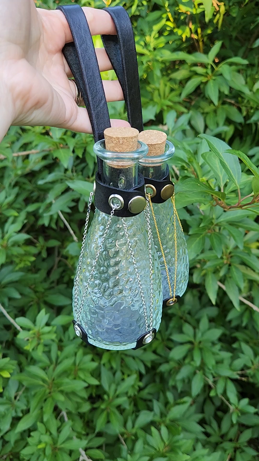 Leather & Chain Potion Holder