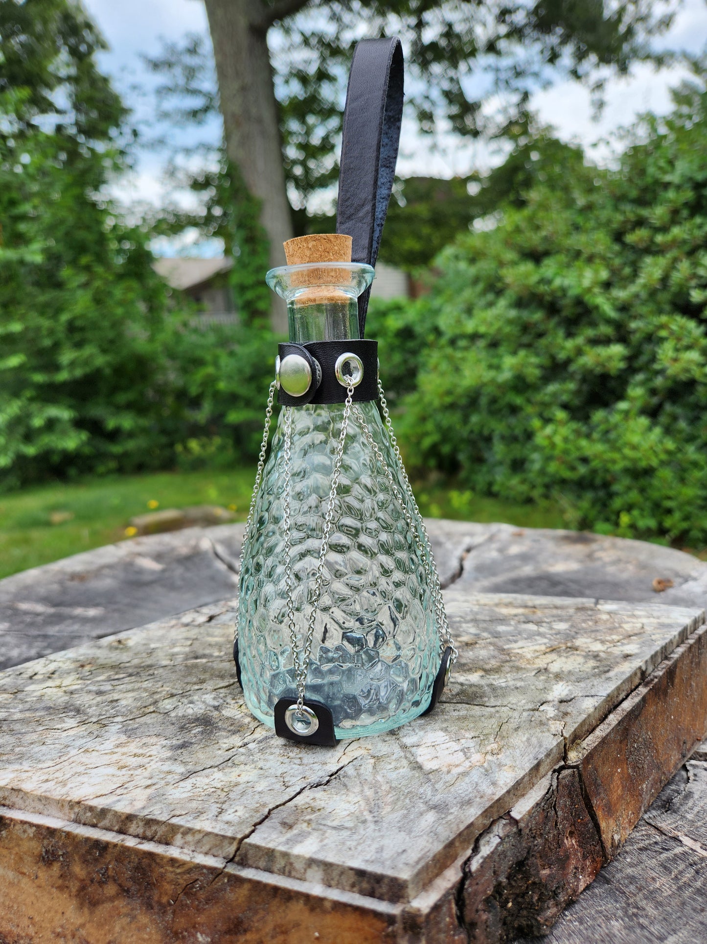 Leather & Chain Potion Holder