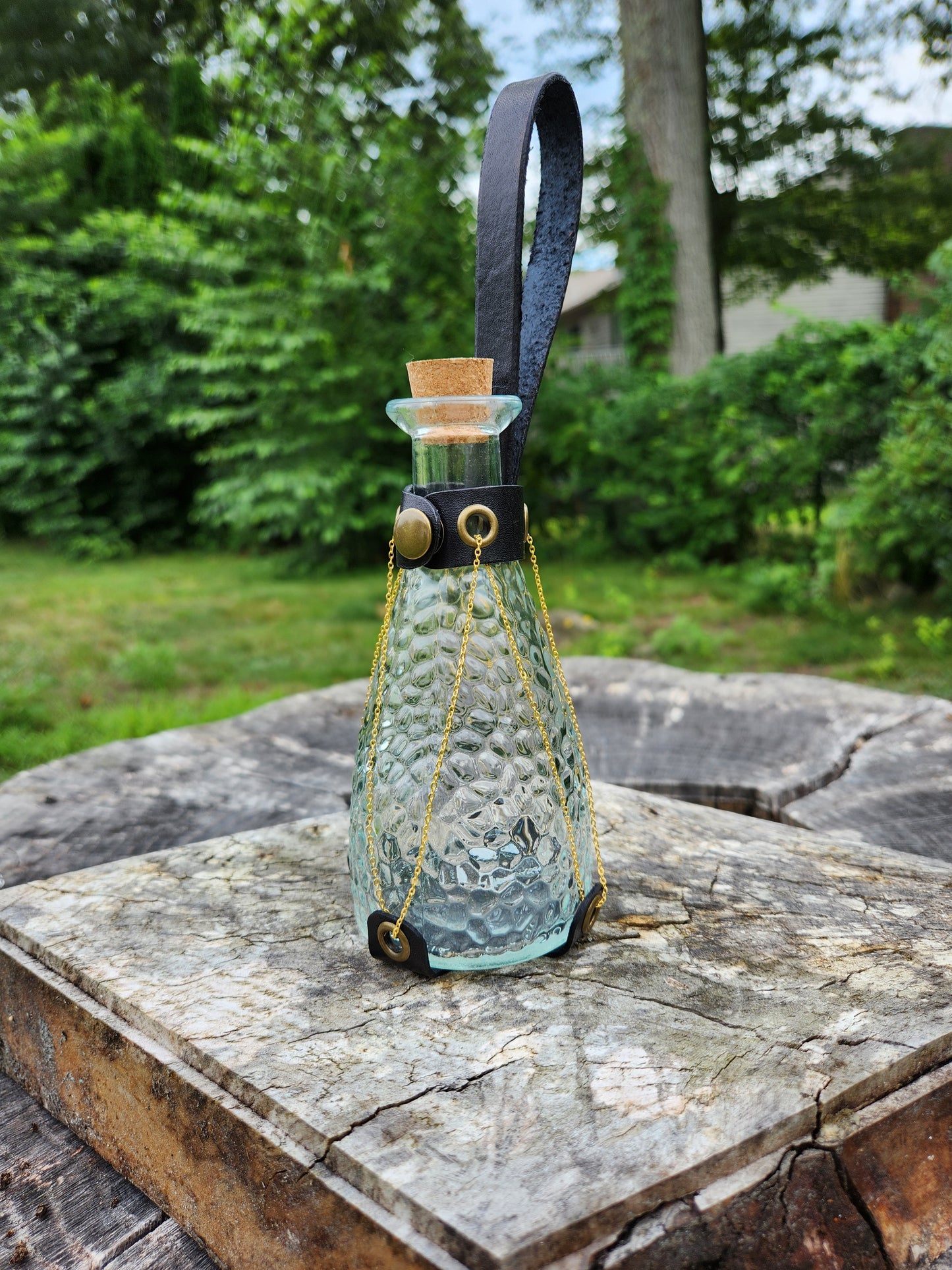 Leather & Chain Potion Holder
