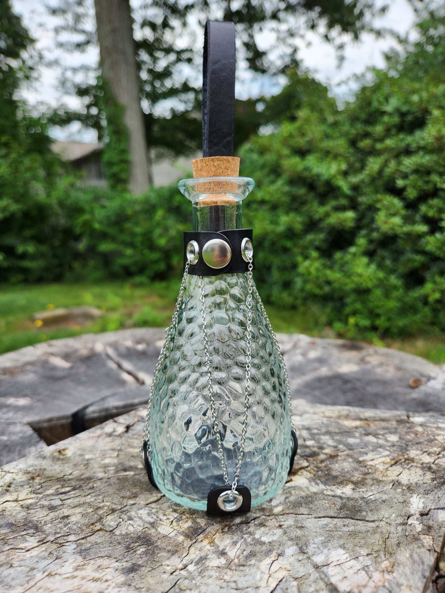 Leather & Chain Potion Holder