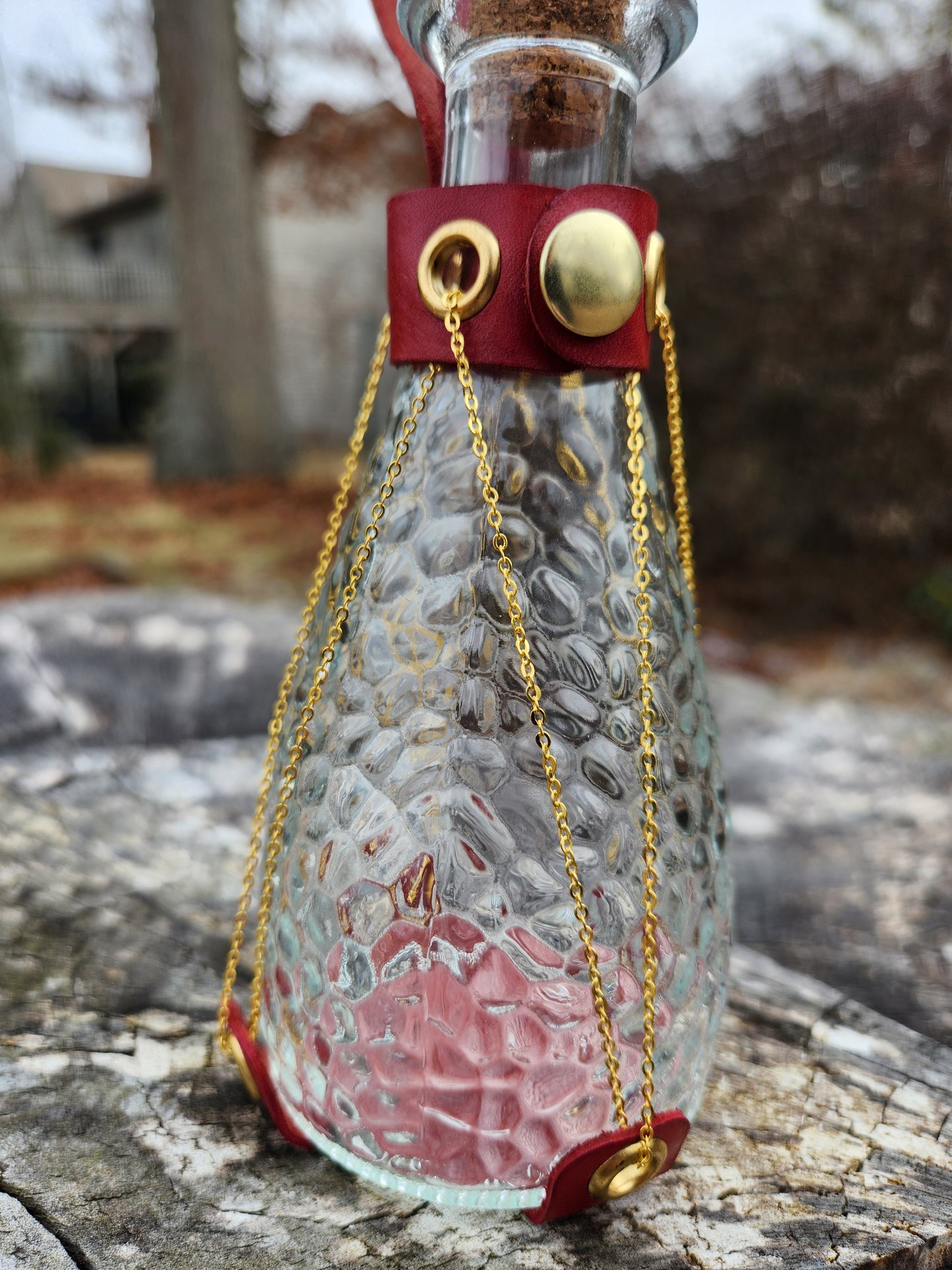 Leather & Chain Potion Holder