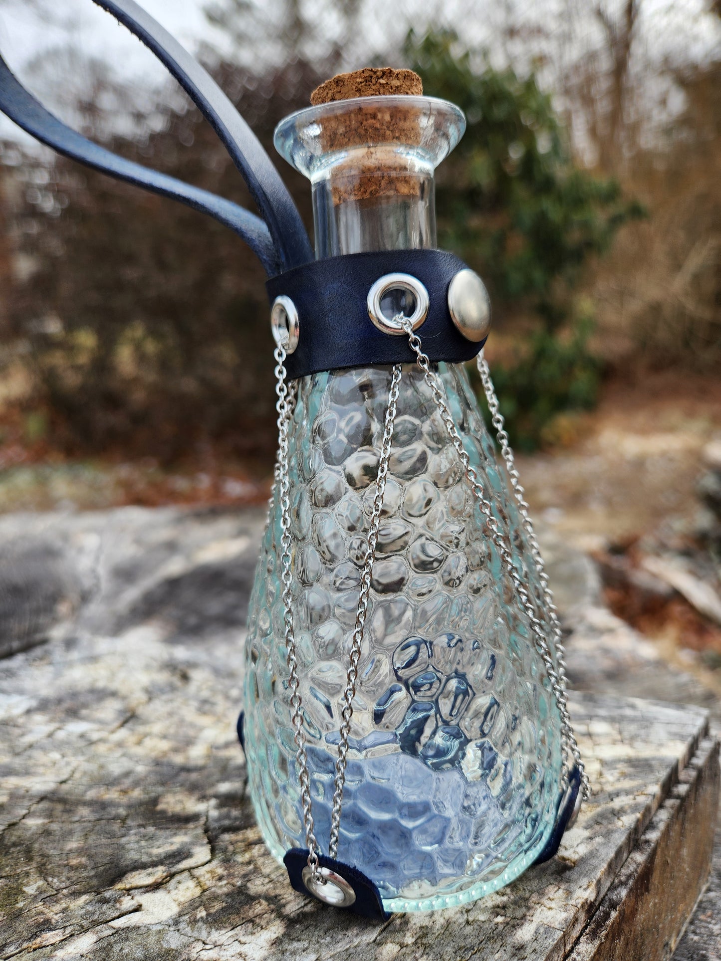 Leather & Chain Potion Holder