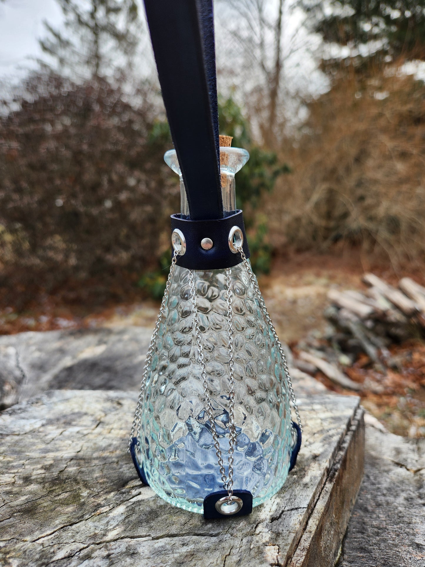 Leather & Chain Potion Holder