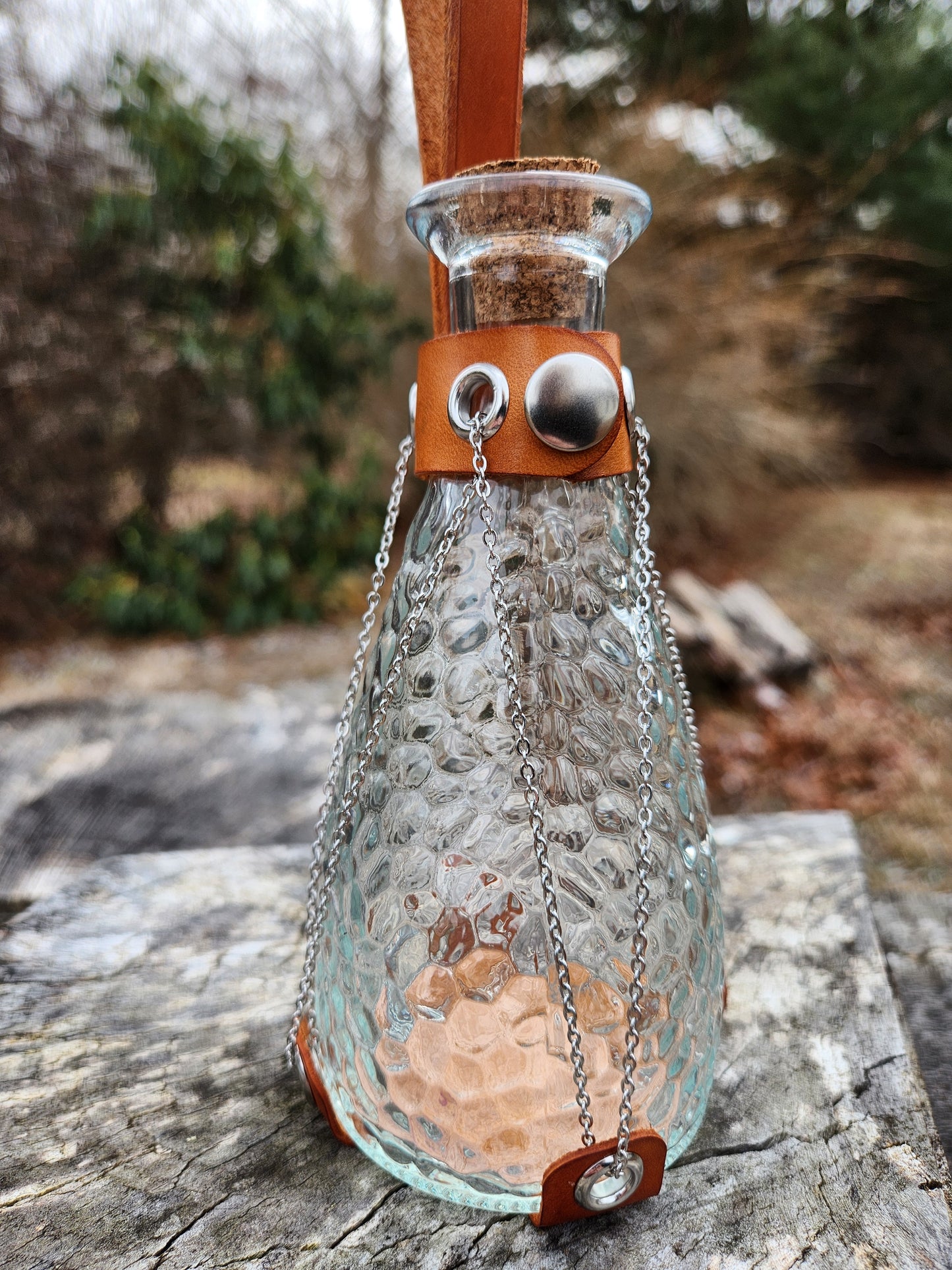 Leather & Chain Potion Holder