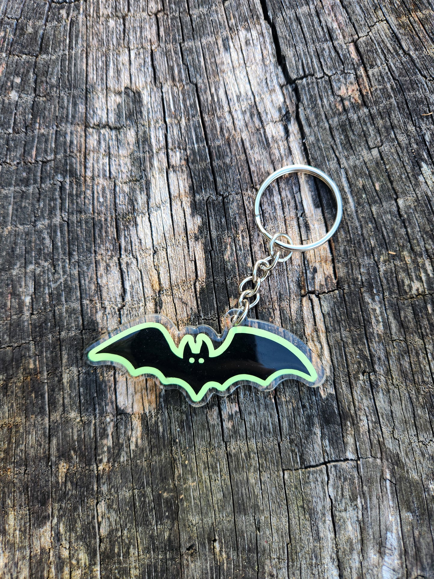 Handmade Halloween Glow-in-the-Dark Keychains