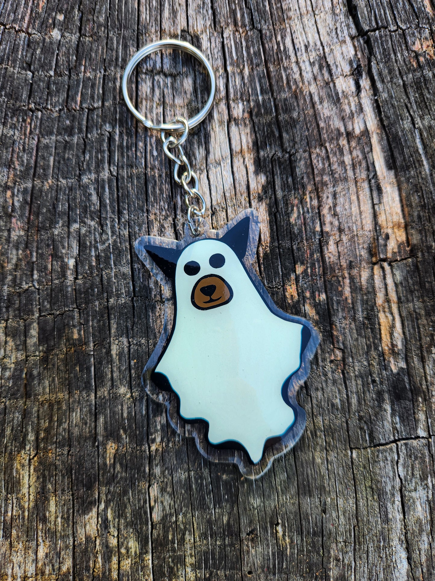 Handmade Halloween Glow-in-the-Dark Keychains