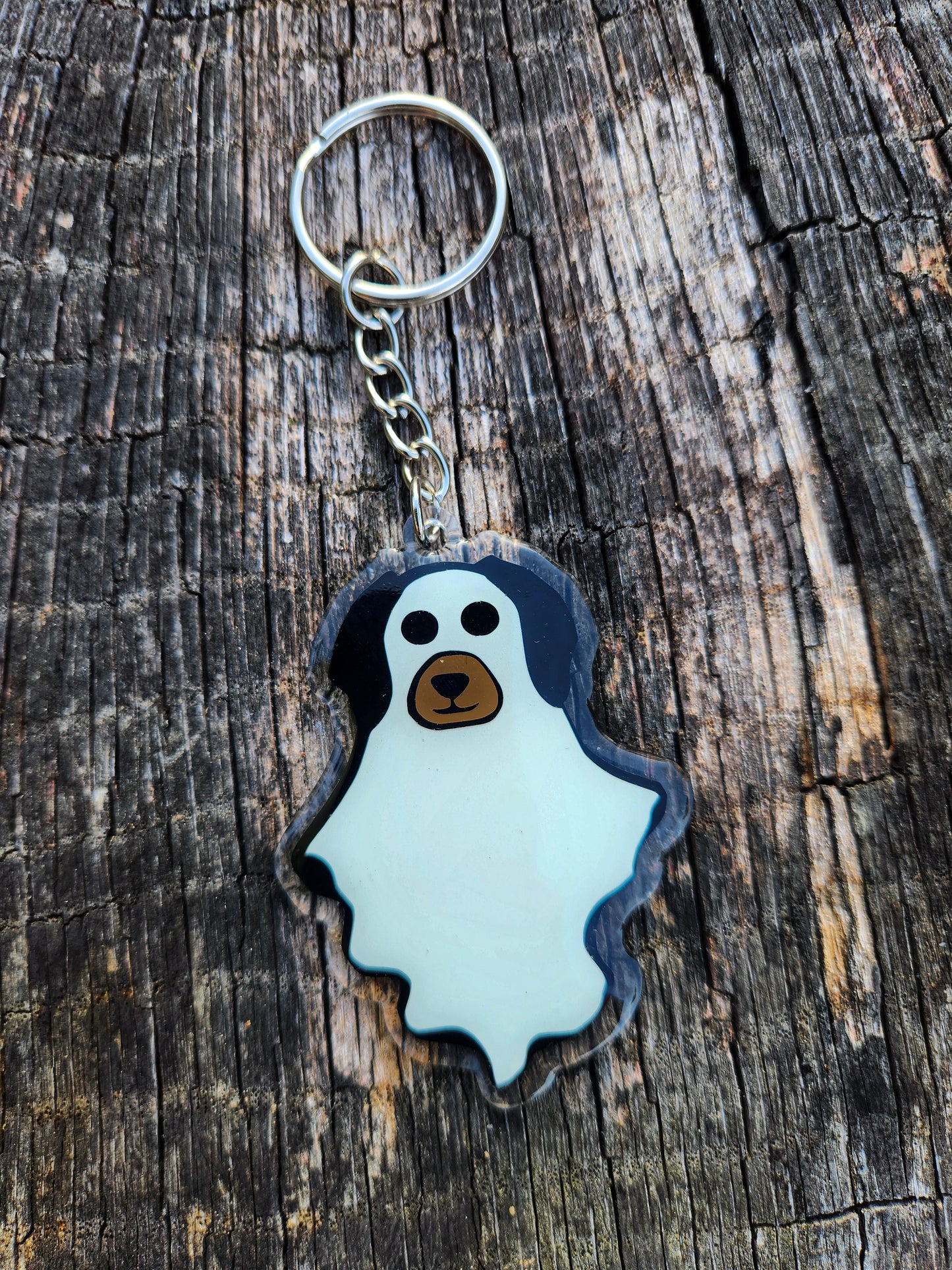 Handmade Halloween Glow-in-the-Dark Keychains