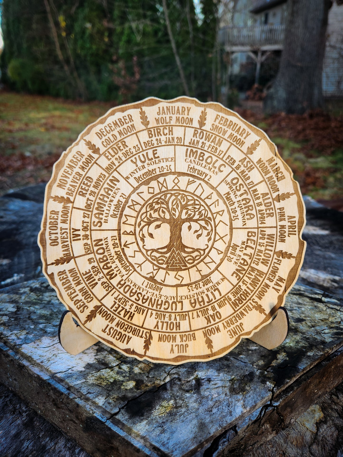 7.5" Wheel of the Year Calendar