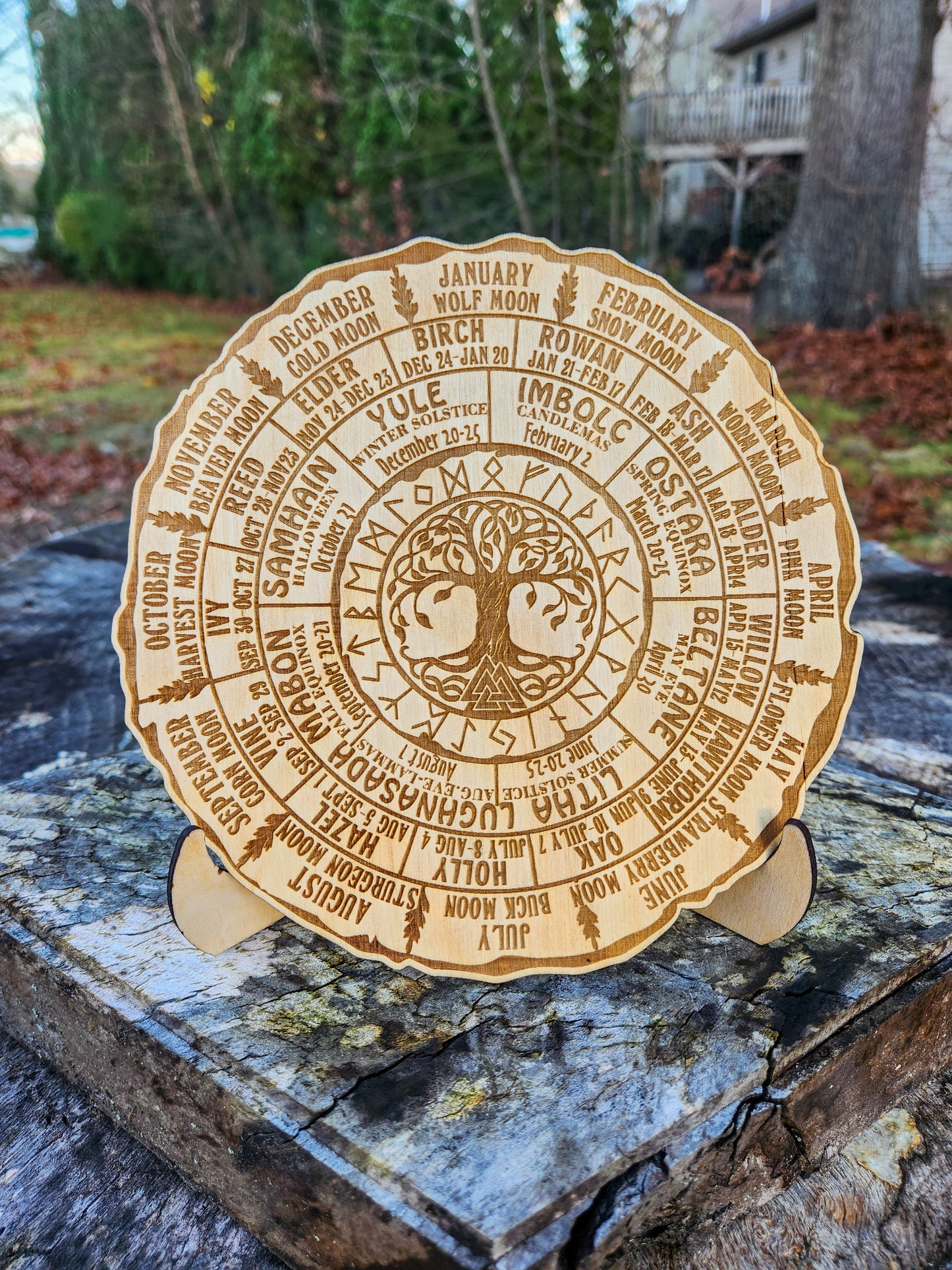 7.5" Wheel of the Year Calendar