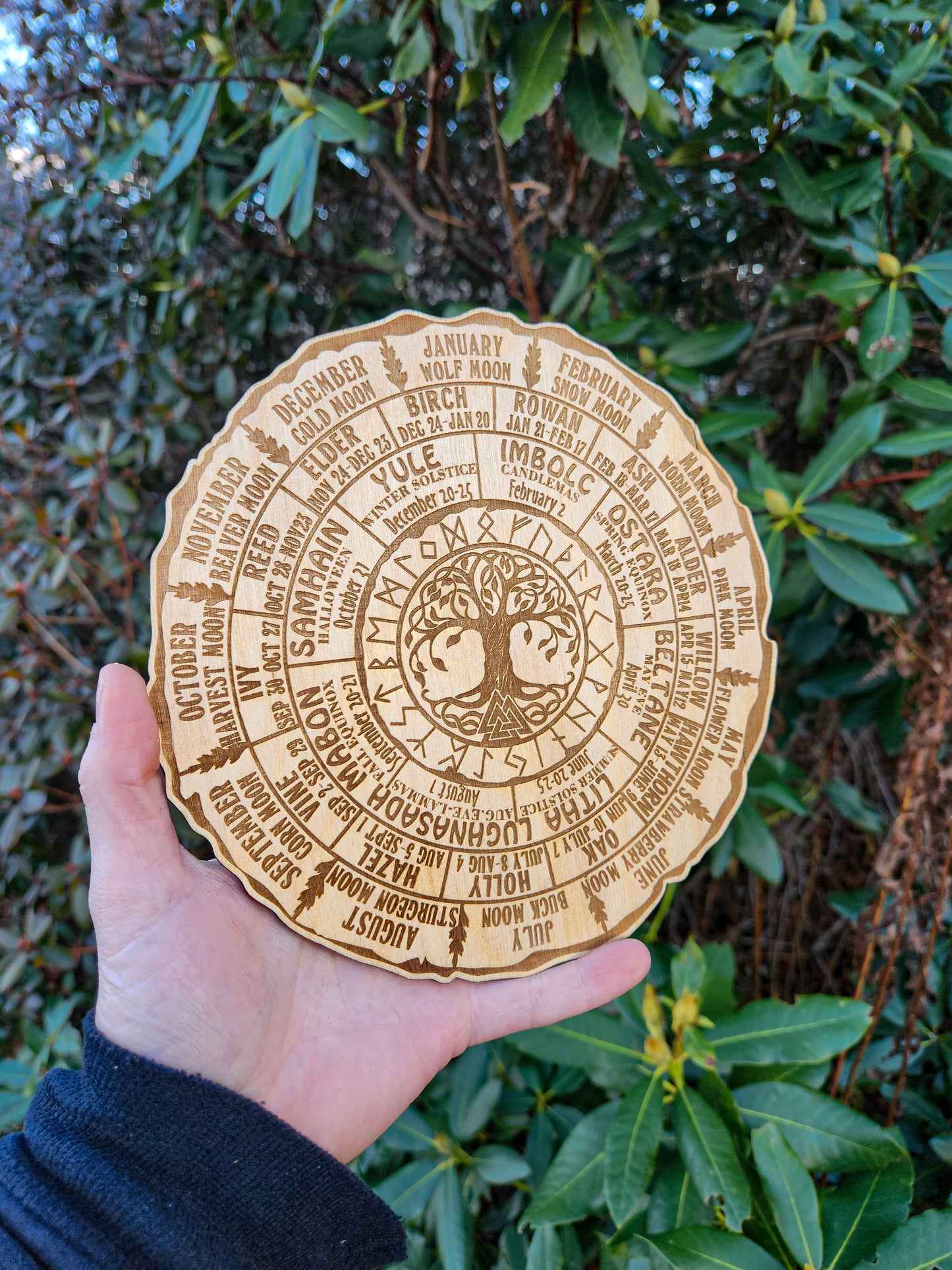 7.5" Wheel of the Year Calendar