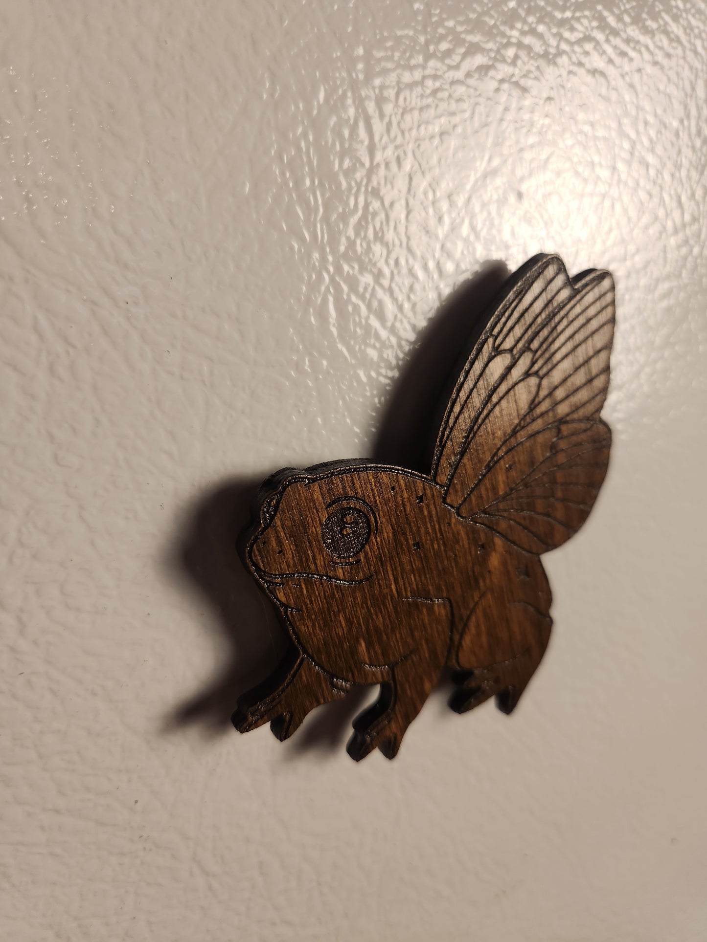 Flying Frog Magnet - Birch Plywood