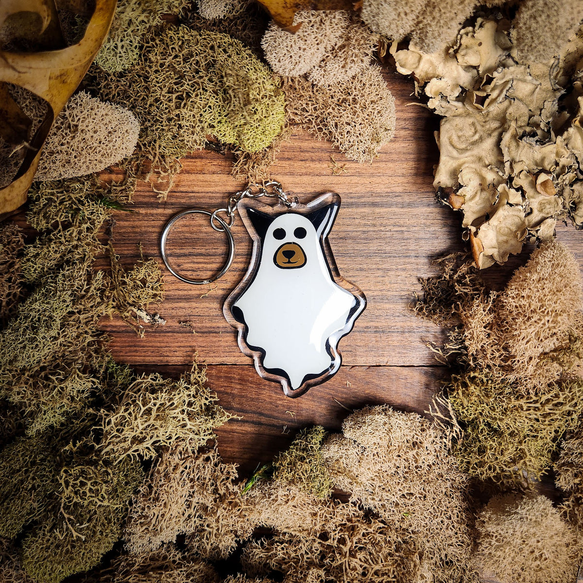 Handmade Halloween Glow-in-the-Dark Keychains