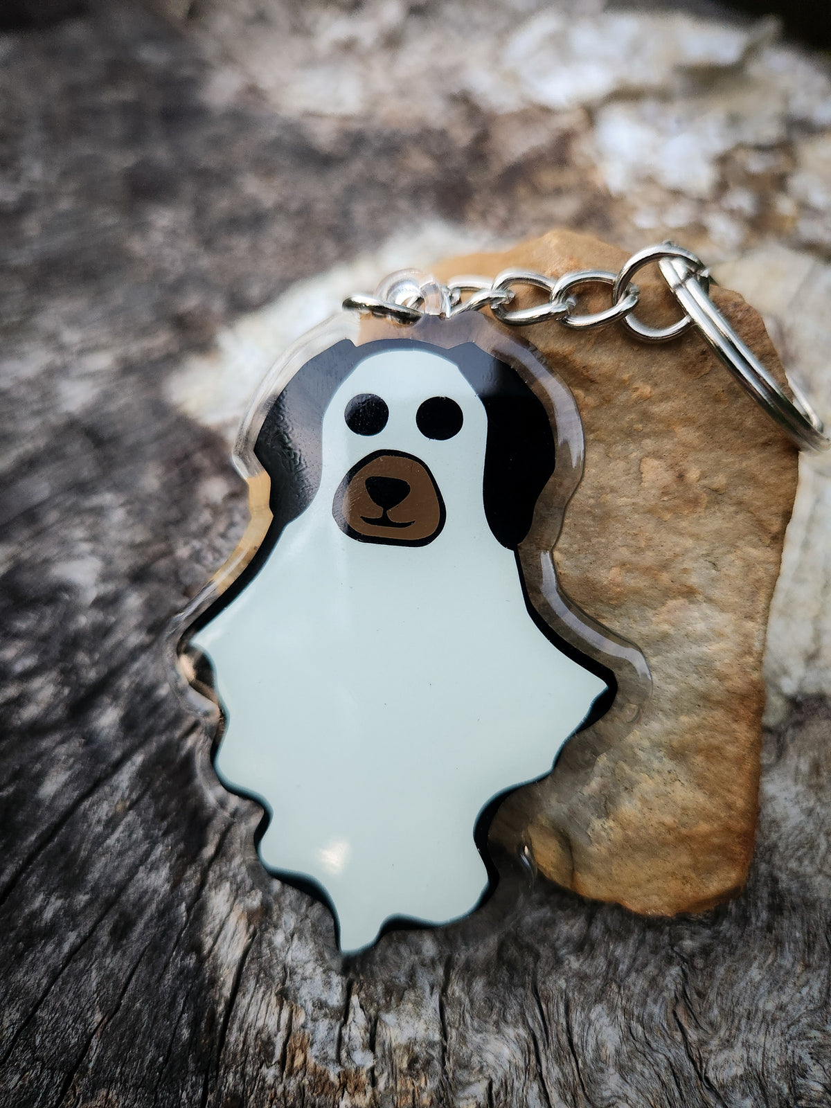 Handmade Halloween Glow-in-the-Dark Keychains