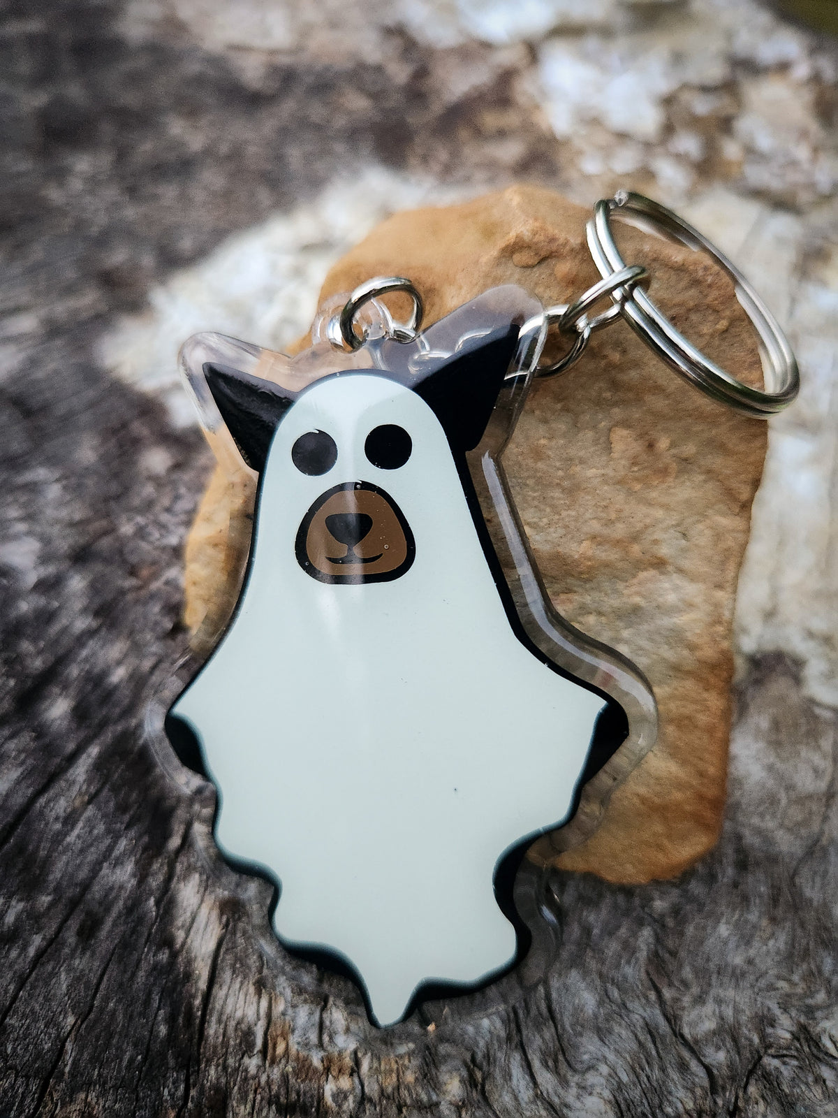 Handmade Halloween Glow-in-the-Dark Keychains